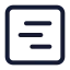 Squarechartgantt icon with stroke standard style