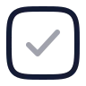 Square Check icon preview