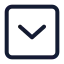 Squarechevrondown icon with stroke standard style