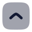 Squarechevronup icon with bulk rounded style