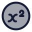 Squarecircle icon with duotone standard style