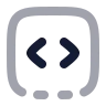 Square Dashed Bottom Code icon preview