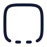 Square Dashed Bottom icon preview