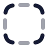 Square Dashed icon preview
