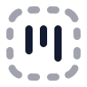 Square Dashed Kanban icon preview