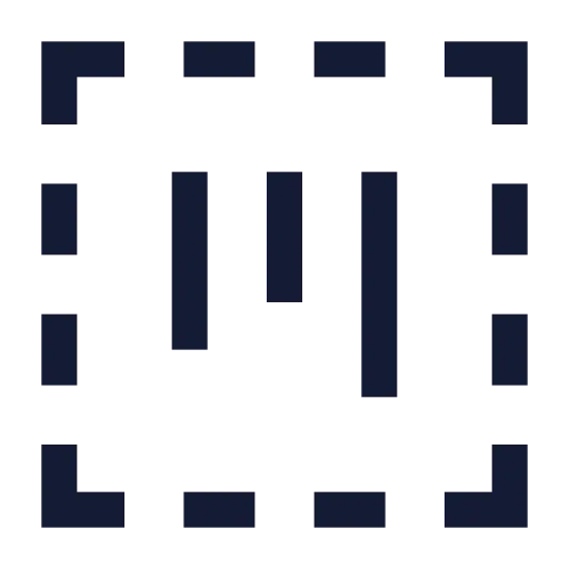 Square Dashed Kanban Icon in Stroke Sharp style
