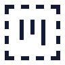Square Dashed Kanban icon preview