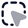 Square Dashed Mouse Pointer icon preview