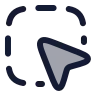 Square Dashed Mouse Pointer icon preview