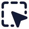 Square Dashed Mouse Pointer icon preview
