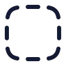 Square Dashed icon preview