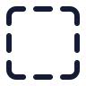 Square Dashed icon preview