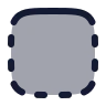 Square Dashed Top Solid icon preview