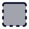 Square Dashed Top Solid icon preview