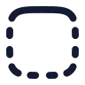 Square Dashed Top Solid icon preview