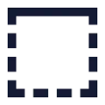 Square Dashed Top Solid icon preview
