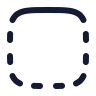 Square Dashed Top Solid icon preview