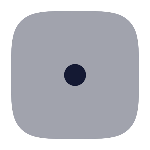 Square Dot Icon in Bulk Rounded style