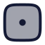 Squaredot icon with duotone rounded style