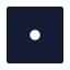 Squaredot icon with solid sharp style