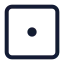 Squaredot icon with stroke standard style