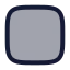 Square icon with duotone rounded style