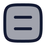 Square Equal icon preview