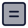 Square Equal icon preview
