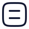 Square Equal icon preview