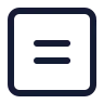 Square Equal icon preview