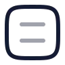Square Equal icon preview