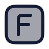 Square F icon preview