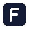 Square F icon preview
