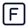 Square F icon preview