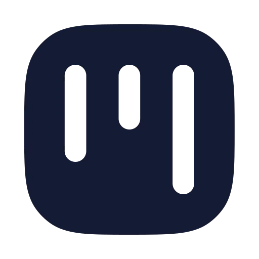 Square Kanban Icon in Solid Rounded style
