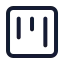 Squarekanban icon with stroke standard style