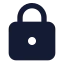 Squarelock icon with solid standard style