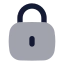Squarelock icon with bulk rounded style