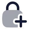 Square Lock Add 01 icon preview