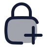 Square Lock Add 01 icon preview