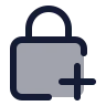 Square Lock Add 01 icon preview