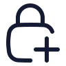 Square Lock Add 01 icon preview