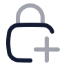 Square Lock Add 01 icon preview