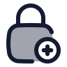 Square Lock Add 02 icon preview