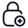 Square Lock Add 02 icon preview