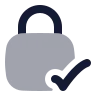 Square Lock Check 01 icon preview