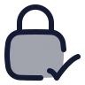 Square Lock Check 01 icon preview