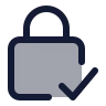Square Lock Check 01 icon preview