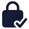 Square Lock Check 01 icon preview
