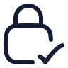 Square Lock Check 01 icon preview